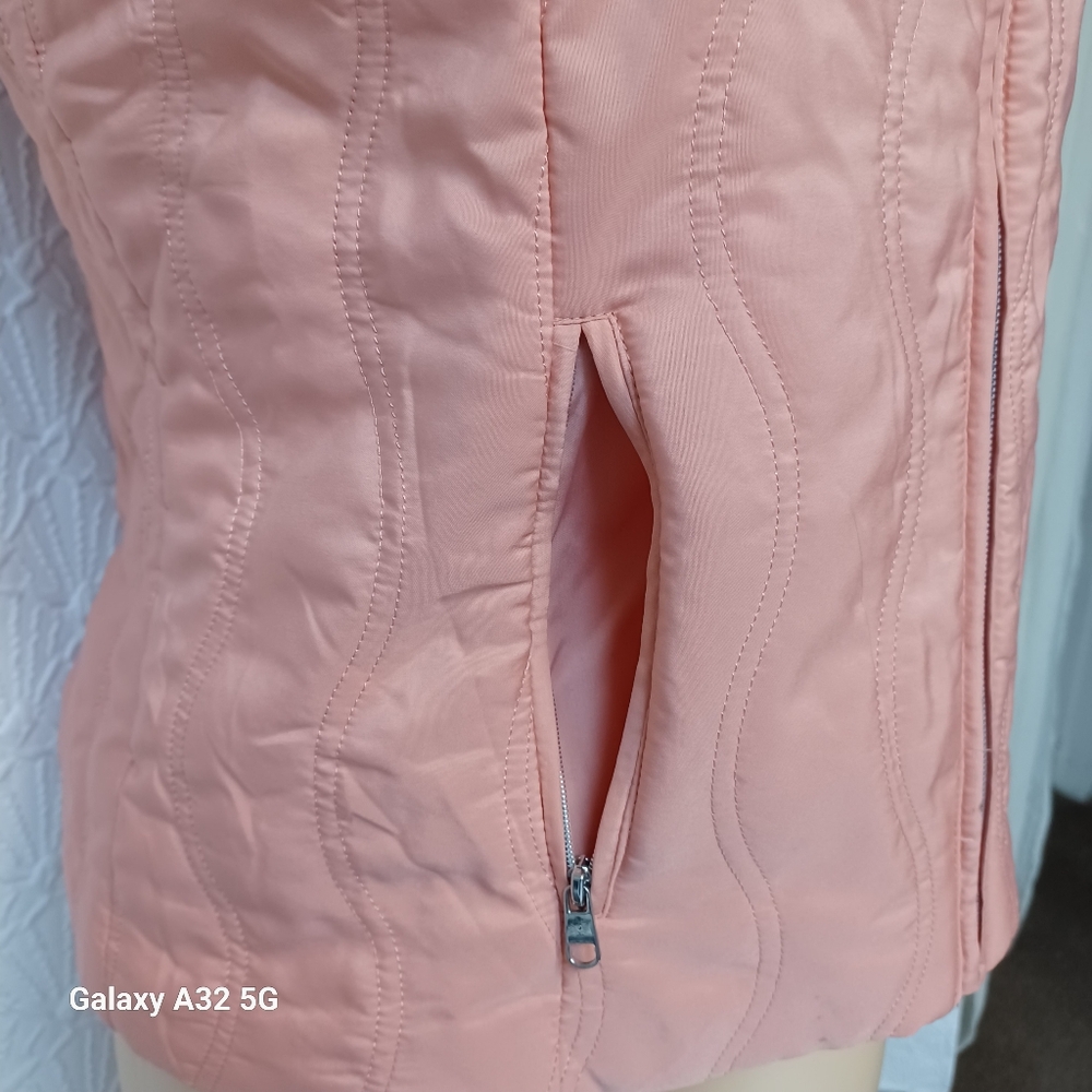 Christopher & Banks New Women Size M Peach Fabric Label Vest - Picture 5 of 13